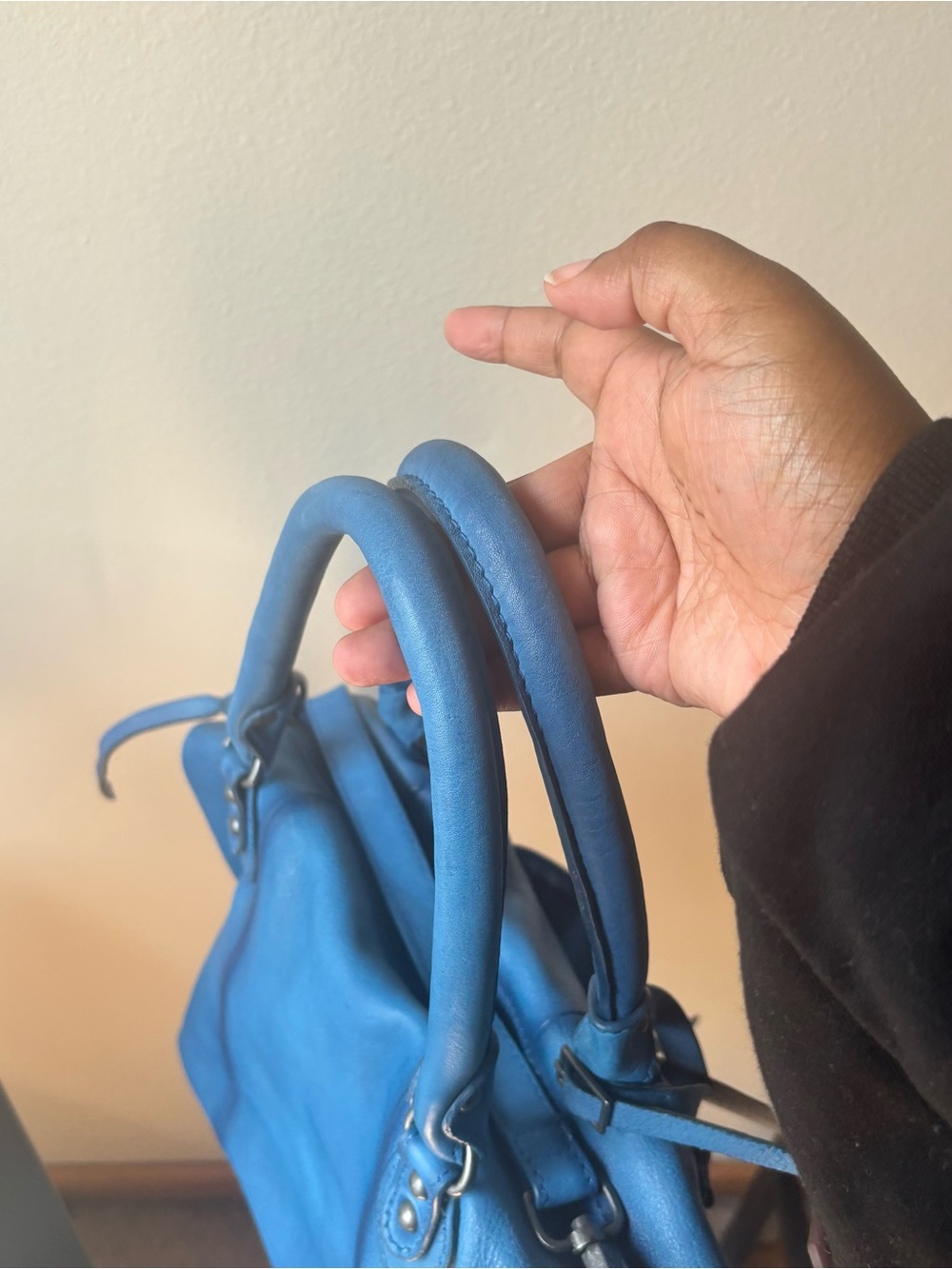 Free People Baby Emerson Tote Bag in Santorini Blue - Picture 5 of 8